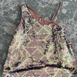 Free People Multicolor Sequin Camisole